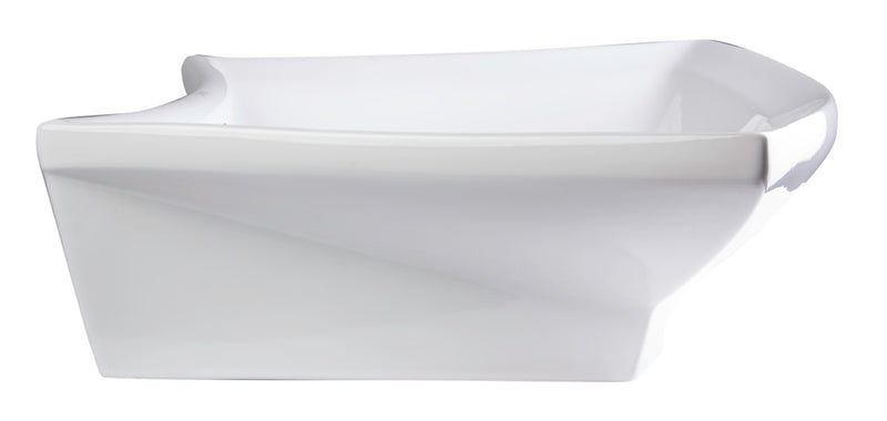 ALFI EAGO 28" Rectangular Porcelain Bathroom Vessel Sink with Single Hole BA142