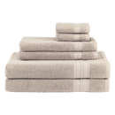 Avanti Towels 6 Piece Dune Solid Towel Set Avanti Turkish Spa 6 Piece Towel Set 060856 DUN