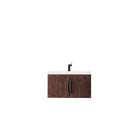 James Martin Columbia 31.5" Single Vanity Cabinet Coffee Oak with White Glossy Resin Countertop 388-V31.5-CFO-WG