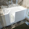 MediTub Walk-In 30" x 60" Left Drain White Whirlpool and Air Jetted Walk-In Bathtub