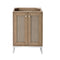 James Martin Chianti 24" Single Vanity Cabinet Whitewashed Walnut Brushed Nickel E303-V24-WW-BNK