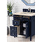 James Martin Brittany 30" Single Vanity Victory Blue with 3 cm Eternal Marfil Quartz Top 650-V30-VBL-3EMR