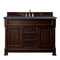 James Martin Brookfield 60" Burnished Mahogany Single Vanity with 3 cm Charcoal Soapstone Quartz Top 147-114-5361-3CSP