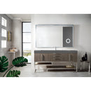 James Martin Columbia 72" Single Vanity Ash Gray with Dusk Gray Glossy Composite Top 388-V72S-AGR-BN-DGG