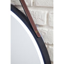 James Martin Annapolis 27.6" Round Anti-Fogging LED Mirror Matte Black 911-M27.6-MBK