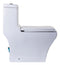 ALFI EAGO Dual Flush One-Piece Eco-Friendly High Efficiency Low-Flush Ceramic Toilet TB356