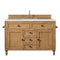 James Martin Copper Cove 48" Single Vanity Cabinet Driftwood Patina with 3 cm Eternal Serena Quartz Top 300-V48-DRP-3ESR