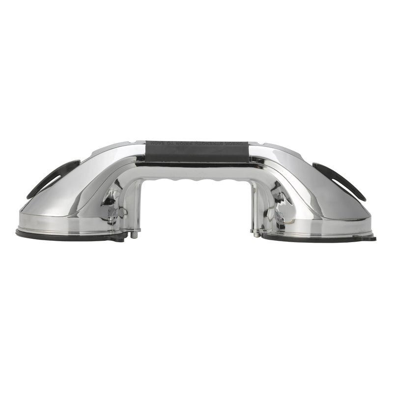 Drive Medical Suction Cup Grab Bar, 12", Chrome and Black