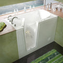 MediTub Walk-In 30" x 54" Left Drain White Whirlpool Jetted Walk-In Bathtub