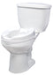 Drive Medical Raised Toilet Seat with Lock, Standard Seat, 2"