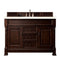 James Martin Brookfield 60" Burnished Mahogany Single Vanity with 3 cm Eternal Marfil Quartz Top 147-114-5361-3EMR