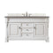 James Martin Brookfield 60" Bright White Single Vanity with 3 cm Grey Expo Quartz Top 147-V60S-BW-3GEX