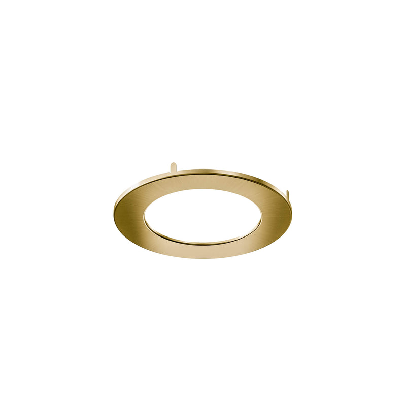 Dals Lighting 4" Recessed Add-On Trim in Brushed Brass REC-PT4-BB