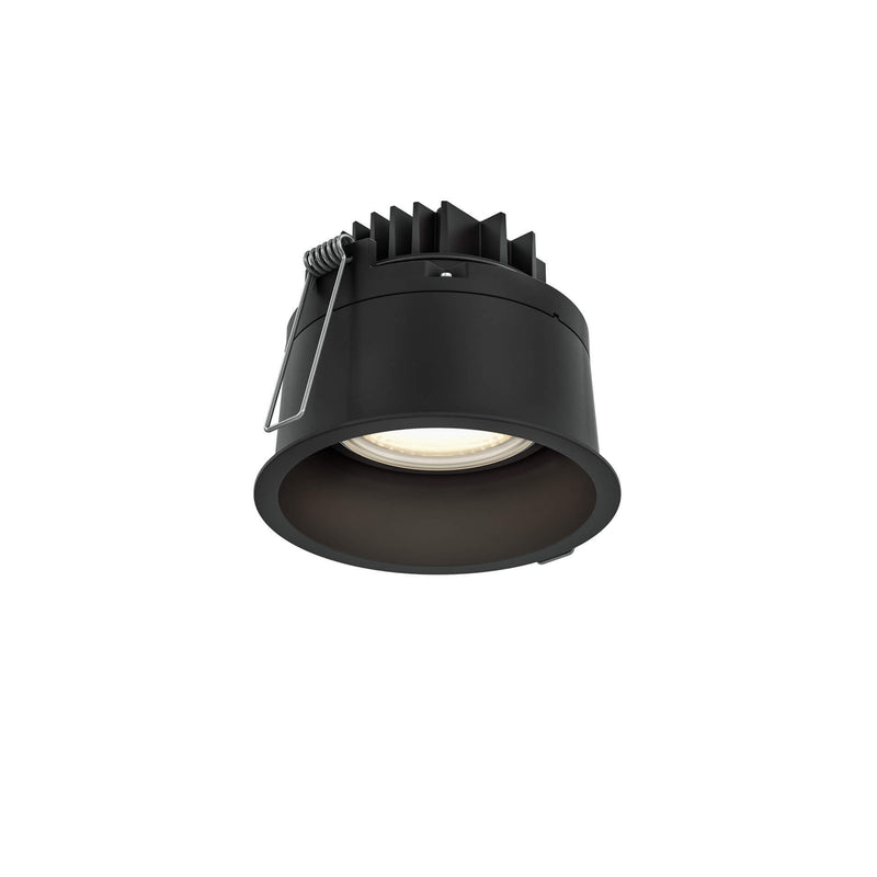 Dals Lighting 4" Cct Round Indoor and Outdoor Regressed Gimbal Down Light RGM4-CC-BK