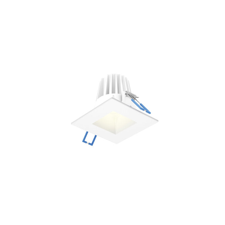 Dals Lighting 2" Square Indoor and Outdoor Regressed Gimbal Down Light RGR2SQ-CC-WH