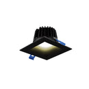 Dals Lighting 4" Square Indoor and Outdoor Regressed Gimbal Down Light RGR4SQ-CC-BK