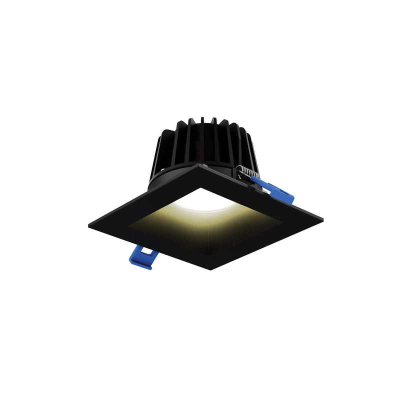 Dals Lighting 4" Square Indoor and Outdoor Regressed Gimbal Down Light RGR4SQ-CC-BK