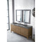 James Martin Linear 72" Double Vanity Whitewashed Walnut with Dusk Gray Glossy Composite Top 210-V72D-WW-DGG