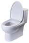 ALFI EAGO Dual Flush One-Piece Eco-Friendly High Efficiency Low-Flush Ceramic Toilet TB359