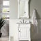 James Martin Brookfield 26" Bright White Single Vanity with 3 cm Eternal Serena Quartz Top 147-V26-BW-3ESR