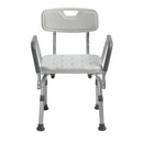 Drive Medical Knock Down Bath Bench with Back and Padded Arms