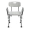 Drive Medical Knock Down Bath Bench with Back and Padded Arms