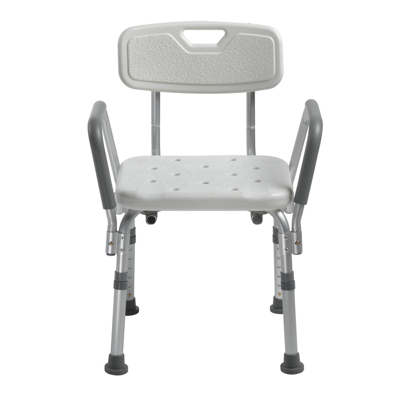 Drive Medical Knock Down Bath Bench with Back and Padded Arms