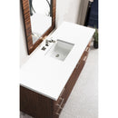 James Martin Metropolitan 60" Single Vanity American Walnut with 3 cm Classic White Quartz Top 850-V60S-AWT-3CLW