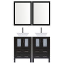 LessCare 60" Modern Bathroom Vanity Set with Mirror and Sink LV2-C11-60-B (Espresso)