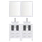 LessCare 48" Modern Bathroom Vanity Set with Mirror and Sink LV2-C10-48-W (White)