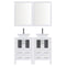 LessCare 60" Modern Bathroom Vanity Set with Mirror and Sink LV2-C11-60-W (White)