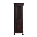 James Martin Brookfield 60" Burnished Mahogany Single Vanity with 3 cm Eternal Serena Quartz Top 147-114-5361-3ESR