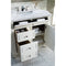 James Martin Bristol 36" Single Vanity Bright White with 3 cm Carrara Marble Top 157-V36-BW-3CAR