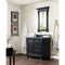 James Martin Brookfield 36" Antique Black Single Vanity with 3 cm Cala Blue Quartz Top 147-114-5536-3CBL