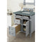 James Martin Brittany 30" Single Vanity Urban Gray with 3 cm Cala Blue Quartz Top 650-V30-UGR-3CBL