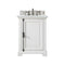 James Martin Providence 26" Single Vanity Cabinet Bright White with 3 cm Ethereal Noctis Quartz Top 238-105-V26-BW-3ENC