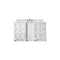 James Martin De Soto 60" Single Vanity Bright White with 3 cm Ethereal Noctis Quartz Top 825-V60S-BW-3ENC