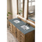 James Martin Providence 60" Double Vanity Cabinet Driftwood with 3 cm Cala Blue Quartz Top 238-105-5611-3CBL