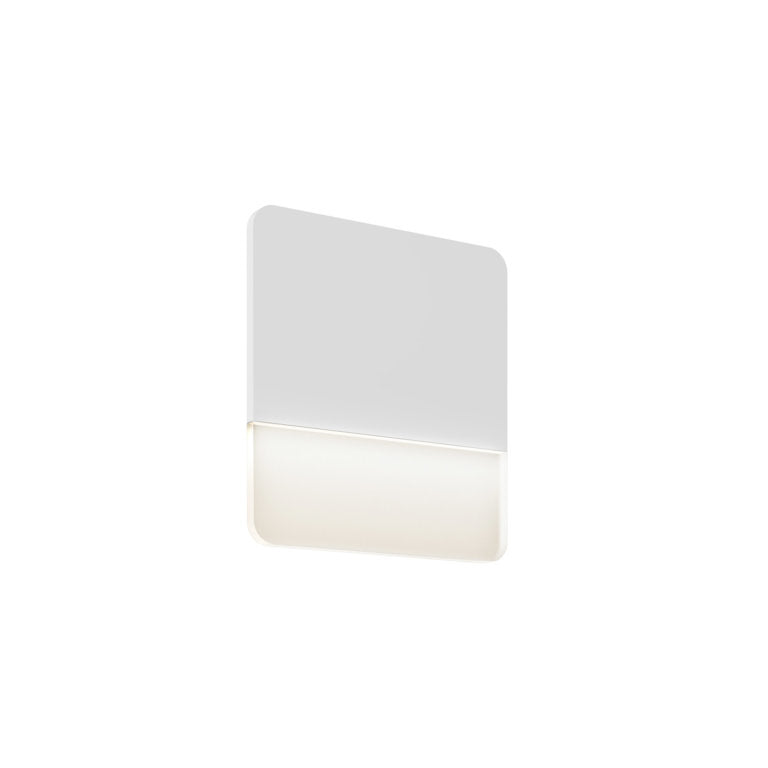 Dals Lighting 10" Square Ultra Slim Wall Sconce SQS10-3K-WH