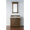 James Martin Brookfield 36" Country Oak Single Vanity with 3 cm Eternal Serena Quartz Top 147-114-5576-3ESR