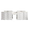 James Martin De Soto 118" Double Vanity Set Bright White with Makeup Table 3 cm Eternal Marfil Quartz Top 825-V118-BW-DU-EMR