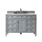 James Martin Brittany 48" Urban Gray Single Vanity with 3 cm Arctic Fall Solid Surface Top 650-V48-UGR-3AF