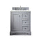James Martin De Soto 30" Single Vanity Silver Gray with 3 cm Ethereal Noctis Quartz Top 825-V30-SL-3ENC