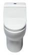 ALFI EAGO Dual Flush One Piece Elongated Ceramic Toilet TB358