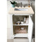 James Martin Providence 26" Single Vanity Cabinet Bright White with 3 cm Eternal Marfil Quartz Top 238-105-V26-BW-3EMR