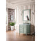 James Martin Brittany 30" Single Vanity Sage Green with 3 cm Carrara Marble Top 650-V30-SGR-3CAR