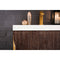 James Martin Columbia 24" Single Vanity Cabinet Coffee Oak with White Glossy Resin Countertop 388-V24-CFO-WG