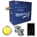 SteamSpa Indulgence 10.5 KW QuickStart Acu-Steam Bath Generator Package in Polished Chrome