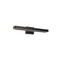 Dals Lighting Rectangular Swivel Vanity Wall Sconce 24'' Black VSW24-CC-BK