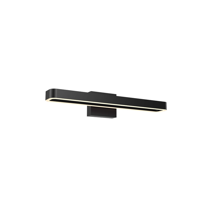 Dals Lighting Rectangular Swivel Vanity Wall Sconce 24'' Black VSW24-CC-BK